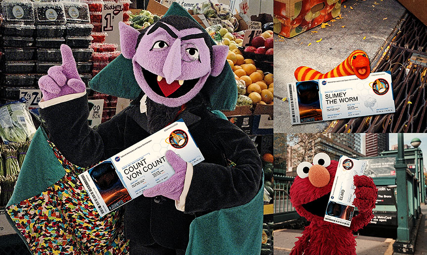 NASA × Sesame Street — Photography · Design · Storytelling